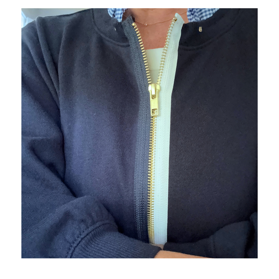 The Zip-Up - Navy