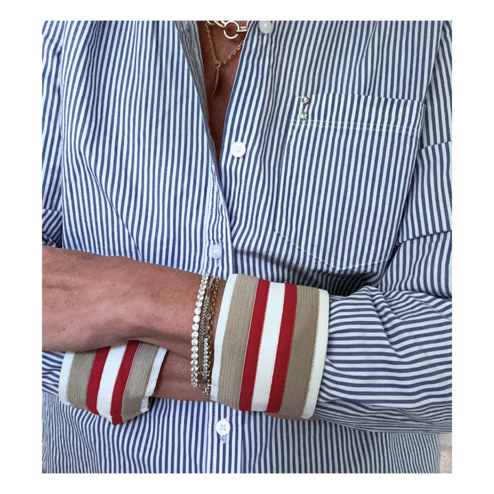 The Cuffed - Essential Striped - Red Stripe