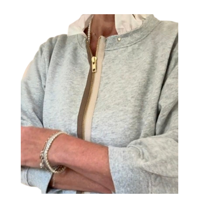 The Zip-Up - Grey