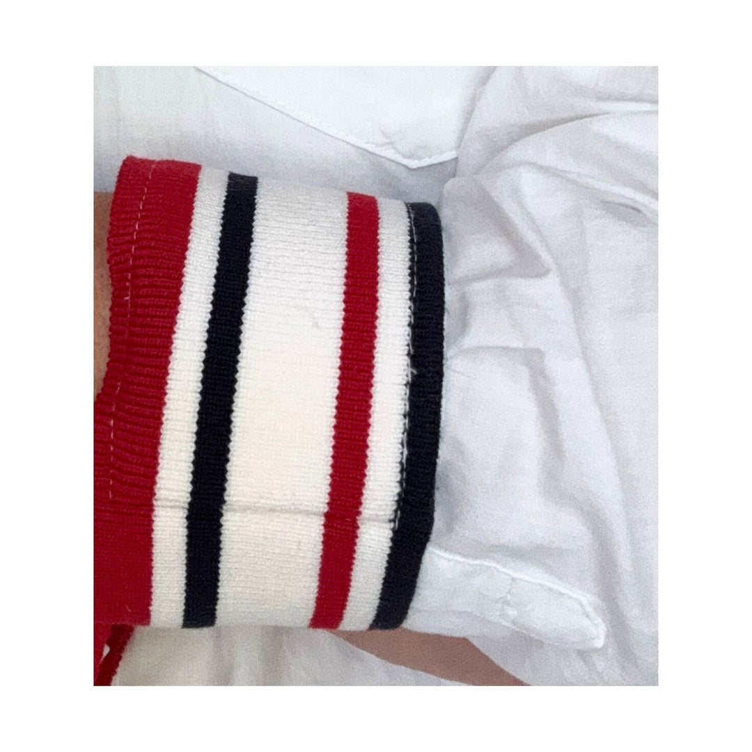 White Essential - Regatta Stripe Cuff