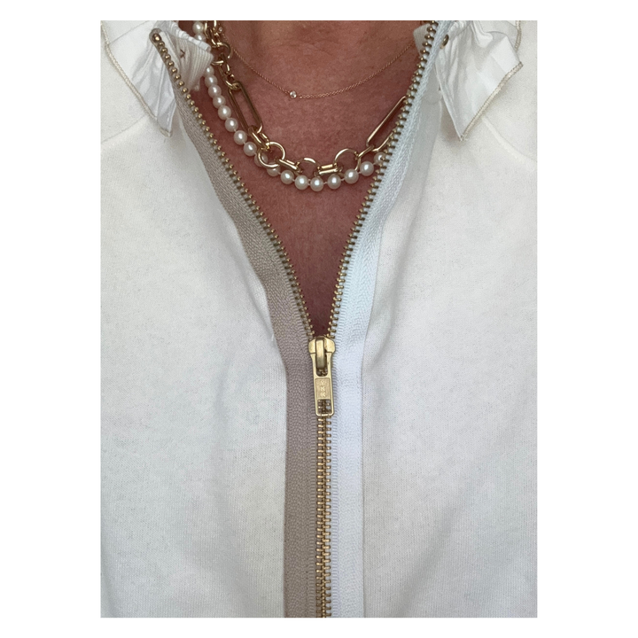 Zipped - Cream