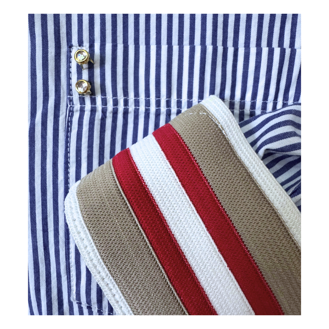 The Cuffed - Essential Striped - Red Stripe