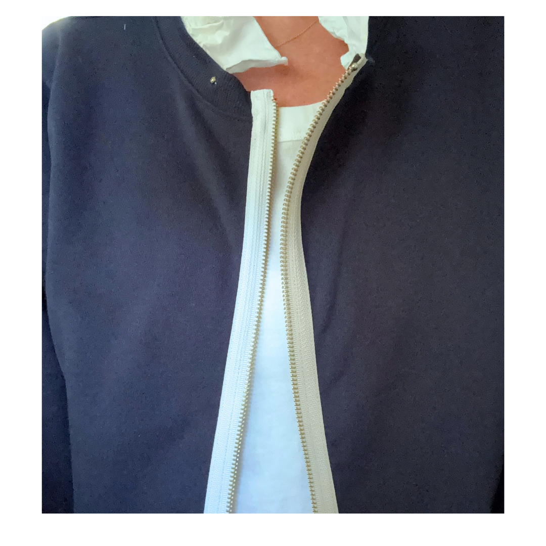 The Zip-Up - Navy