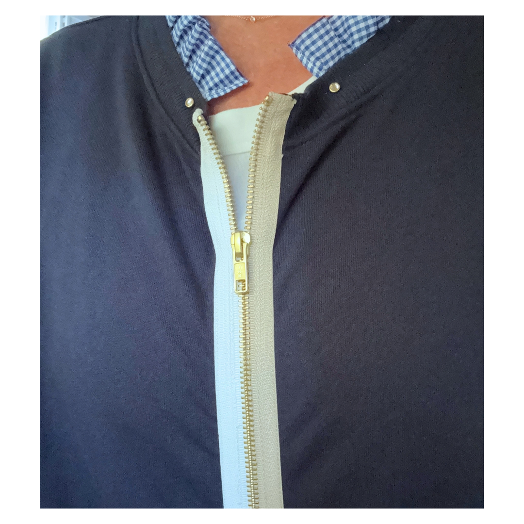 The Zip-Up - Navy
