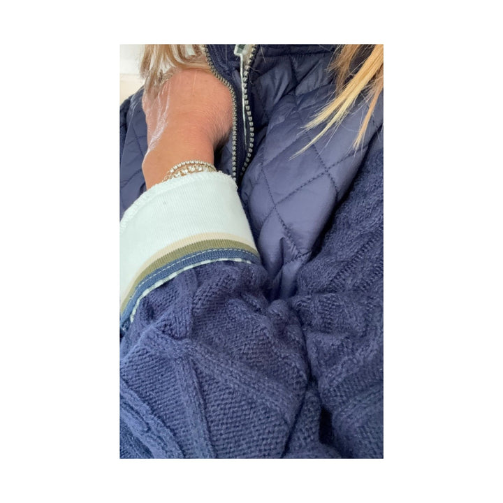 Green Check Cuffed - Green Stripe Cuff