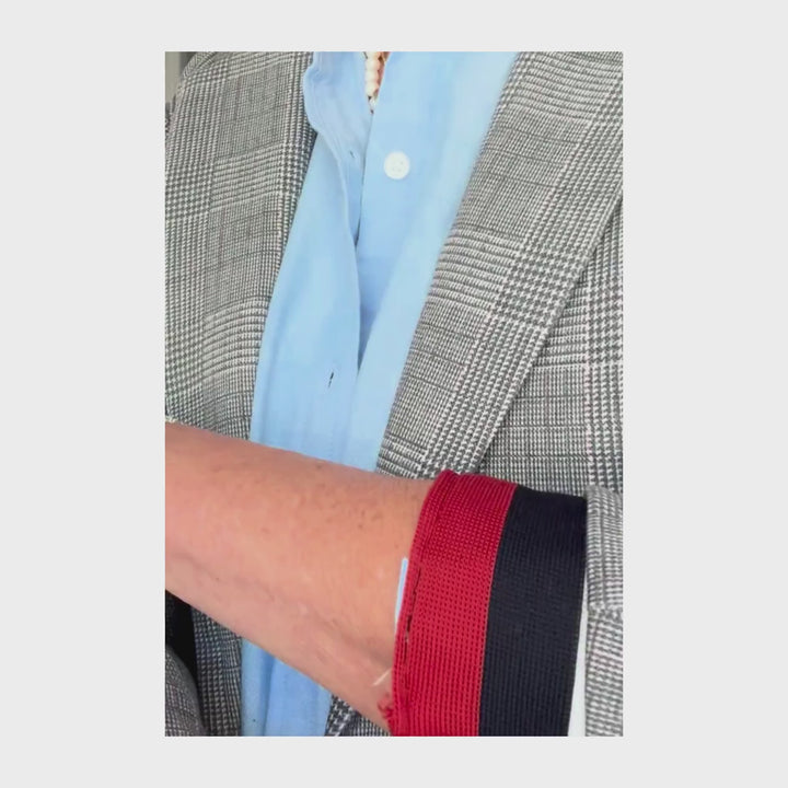 Sky Relaxed - Bold Stripe Cuff