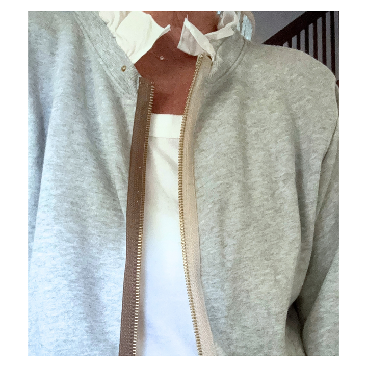 The Zip-Up - Grey